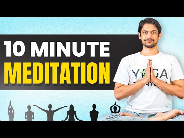 Daily MEDITATION under 10-Minutes | Meditation music | Saurabh Bothra