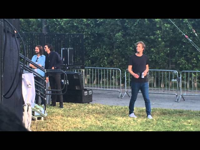 Kevin Parker and Jay Watson at Hollywood cemetery