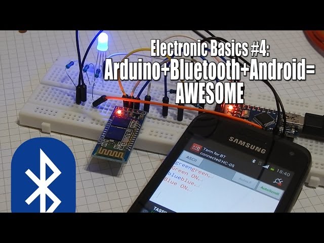 Electronic Basics #4: Arduino+Bluetooth+Android=Awesome