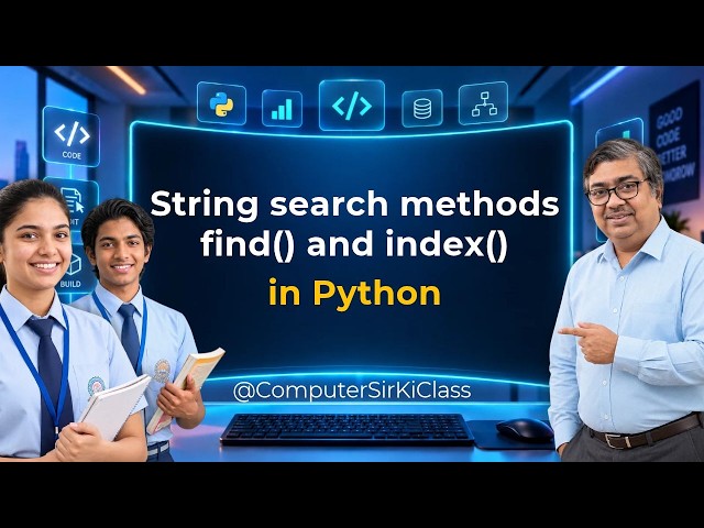 Python String find() vs index() | Search Substrings & Handle Not Found Cases