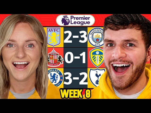PREMIER LEAGUE WEEK 8 PREDICTIONS