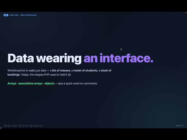 Spec-Driven Development Masterclass: PHP Data Shapes & Objects | Section 03 - Unit 20