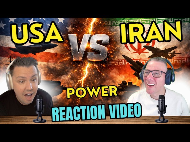 BRIT POPS REACT to USA vs Iran Military Power Comparison 2026