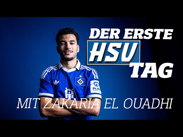NEUZUGANG AM DEADLINE-DAY! 💨 | Der erste HSV-Tag von Zakaria El Ouahdi 🔹