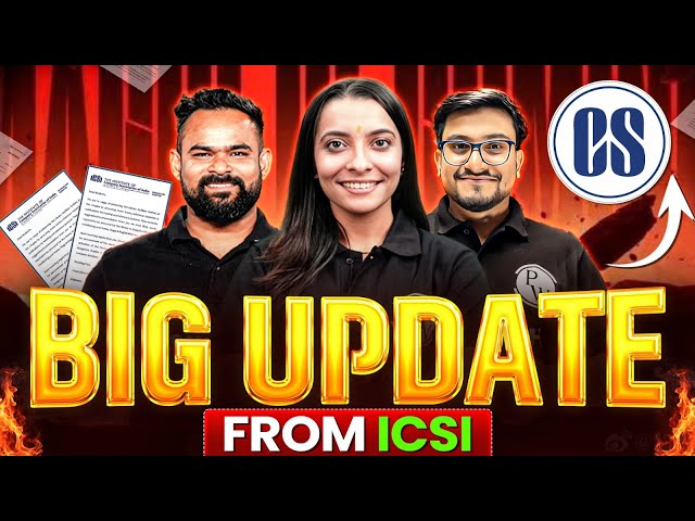 Big Update 🚨 From ICSI | Important announcement for CS students