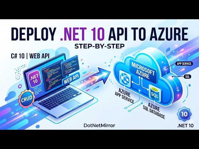 Deploy .NET 10 Web API (CRUD) to Azure App Service & Azure SQL (Step-by-Step)
