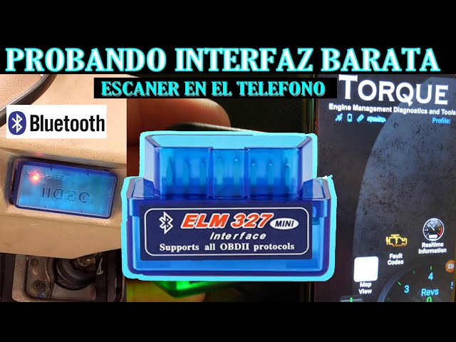 Probando la interfaz mas barata para tener escaner en el Telefono/Elm327 OBD2