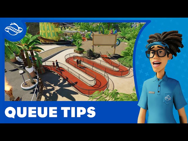 Planet Coaster 2 | Queue Types & Staff Path Guide