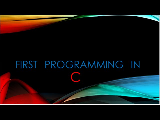 First Program in C(2nd tutorial) by Shubham Mishra in [Hindi]