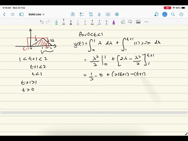 The Convolution Integral, Problem 15.43c (Sadiku)