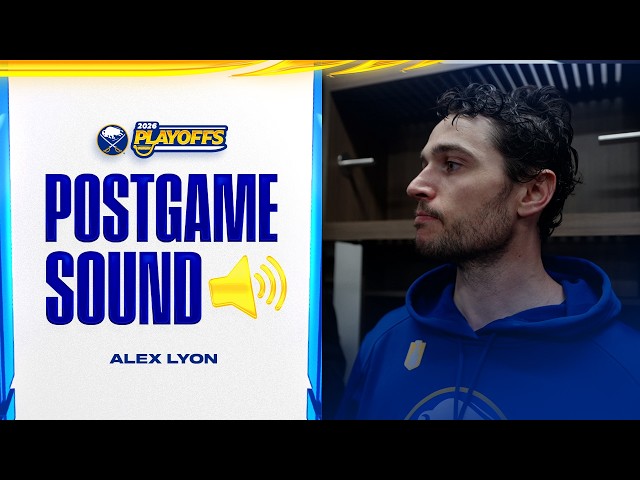 "Came Out Ready To Play" | Alex Lyon After Game 6 Win In Boston | Buffalo Sabres Playoffs