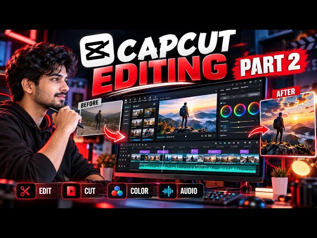 CapCut Video Editing Tutorial for Beginners | Professional Workflow | Part 2