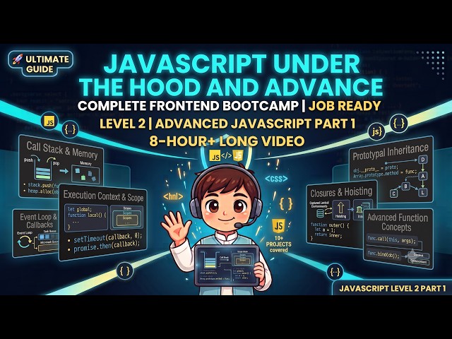 JavaScript Level 2 Part 1 | 8+ Hour Advanced JavaScript Course | Front-End Bootcamp