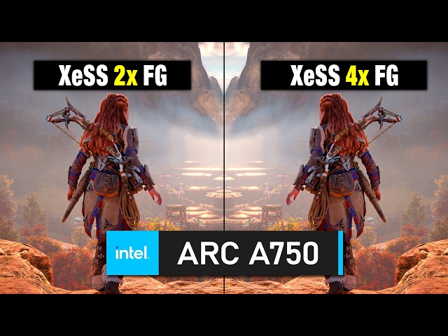 XeSS 3 Multi Frame Generation on ARC A750 8GB - 7 Games Tested