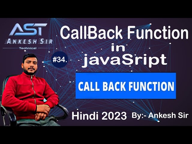 Callback Function in JavaScript in Hindi | Callback Function Explained