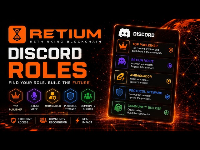 Retium Discord Roles Explained | How to Earn Every Role