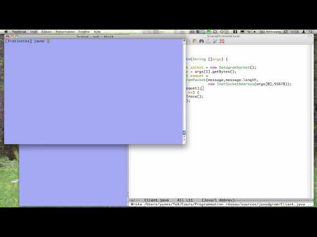 Programmation réseau - ép. 1 - Client UDP en Java  (Université Paris Diderot)