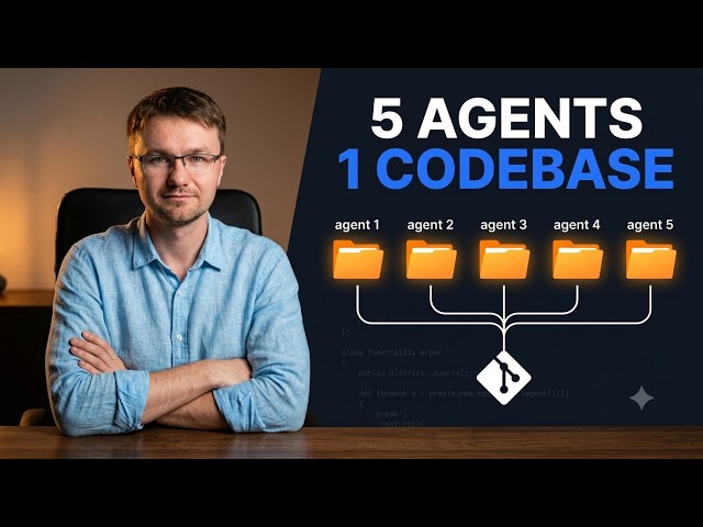 HowTo: 5 AI Agents on ONE Codebase Like a Senior Dev (Git Worktrees)