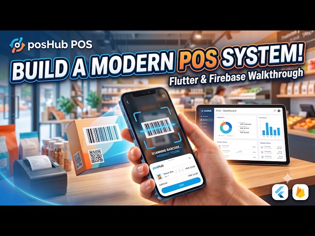 posHub: Complete Point of Sale App Walkthrough (Flutter & Firebase) | Ali Asghar