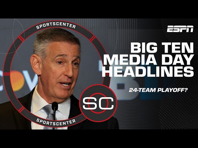 Big Ten commish wants a 24-team CFP + Matt Campbell previews 1st year at Penn State | SportsCenter