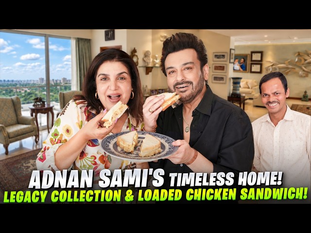 Legendary Adnan Sami! Hall-Of-Fame Style Home, Live Performance, Music Journey & Chicken Sandwich!