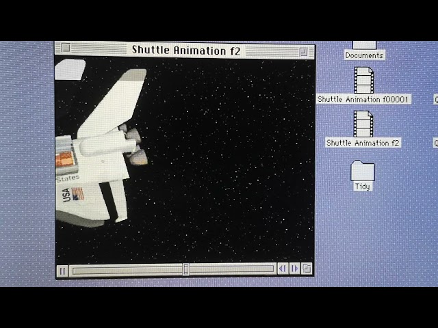 Infini-D 2.6 / Backburner Sample Shuttle Animation