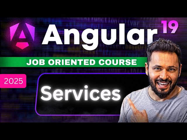 Angular 19 Tutorial #48 Mastering Angular Services: The Key to Scalable & Efficient Apps #angular19