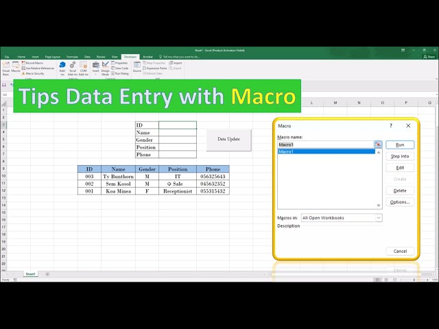 Excel Macro Tips Every Data Entry Pro Should Use. #microsoft #pccamaction #tips #excel #tutorial