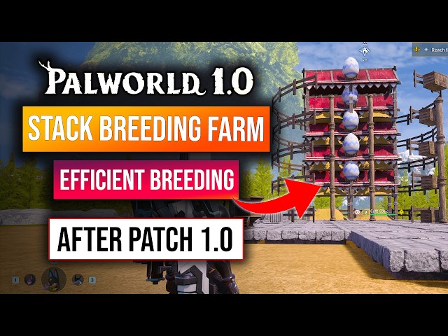 ✅ PALWORLD 1.0 - HOW TO STACK BREEDING FARM ✅ |  ITEM DUPLICATION GLITCH! #palworld