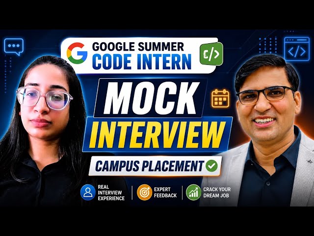 B.Tech CSE-AI Mock Interview I Campus Placements I Freshers Campus Interview 