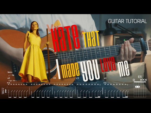 hate that i made you love me - Ariana Grande | Guitar Tutorial