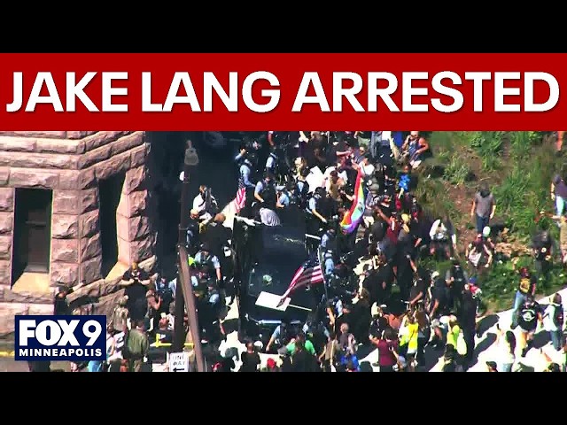 Far-right activist Jake Lang arrested after Minneapolis protest