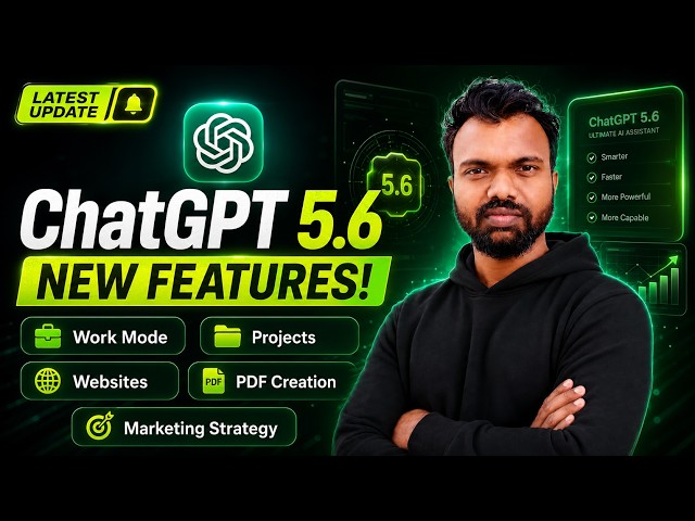 GPT-5.6 Sol + ChatGPT Work: The Biggest AI Update of 2026 | Work Mode, Sites, Projects