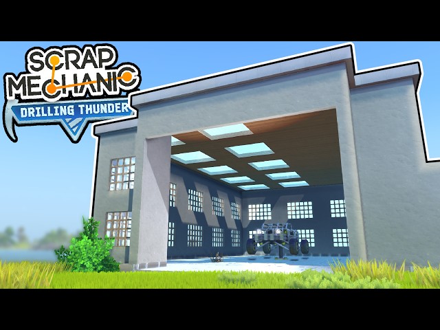 I Built a Massive Workshop For Building New Things! (Scrap Mechanic Chapter 2)