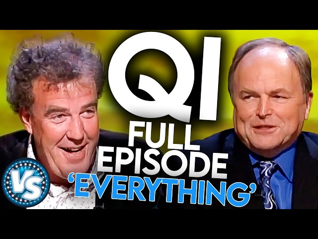 QI FULL EPISODE! 'Everything' Series E Episode 6 With Jeremy Clarkson & Vic Reeves and Others
