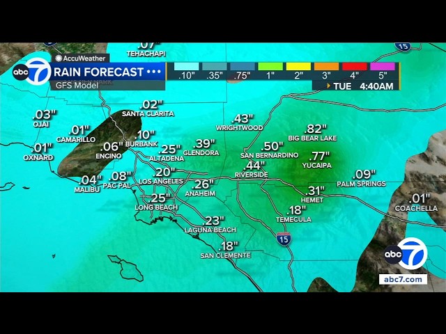 SoCal to see Sunday showers thanks to Hurricane Marie. Here's how much rain to expect