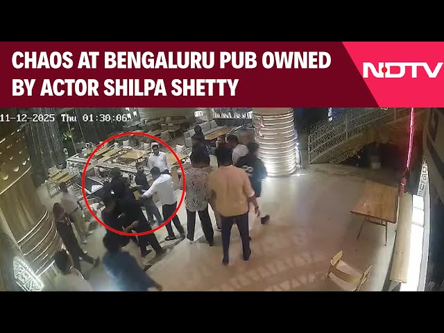 Bengaluru News | Chaos At Bengaluru Pub Owned By Shilpa Shetty. Video Goes Viral