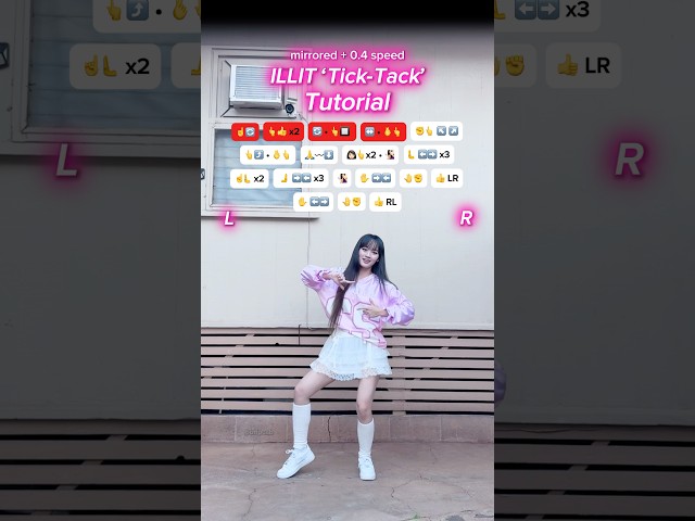 [TUTORIAL] ILLIT ‘Tick-Tack’ dance ♡ #ILLIT #Tick_Tack #kpopdance