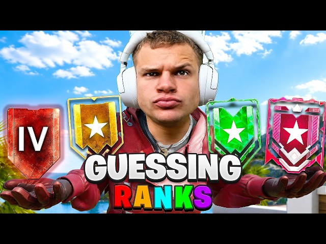 SHOCKING GUESSING RANKS