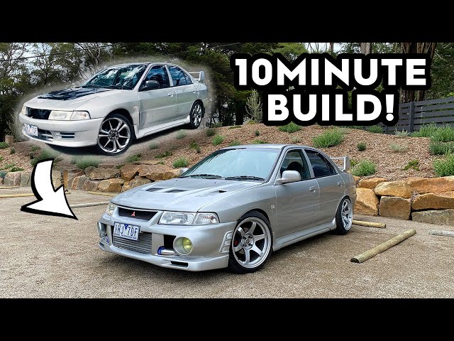 ¡Transformando mi LANCER en un Evo en 10 minutos!