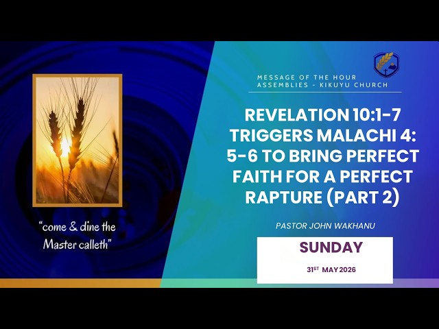 Sunday Service  | 31st May 2026