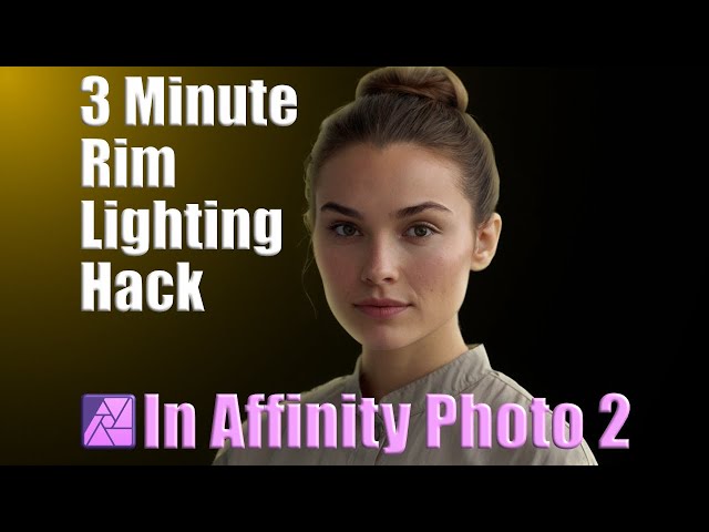 3 Min Rim Lighting Hack in Affinity Photo 2