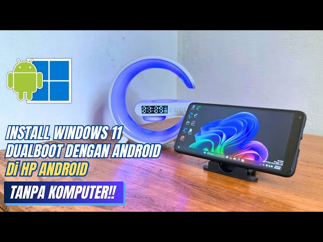 AMAZING! Install Windows 11 24H2 on a Dual Boot Phone with Android Without a Computer