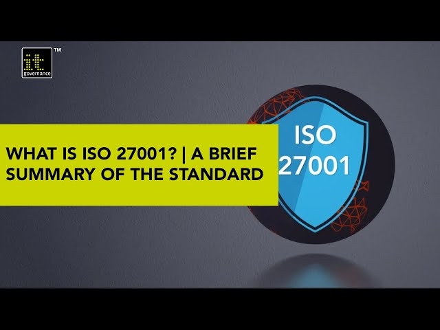 What is ISO 27001? | A Brief Summary of the Standard