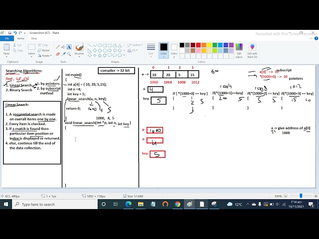 Data Structures and Algorithms: Linear Search with practical in urdu/hindi