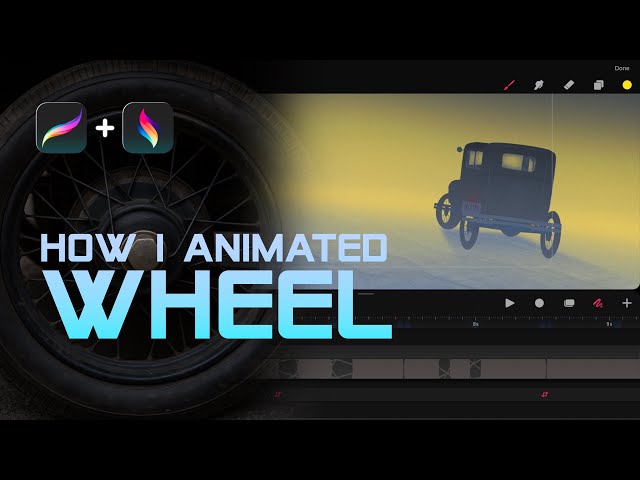 How I animated wheel on Procreate Dreams by @enrirdf