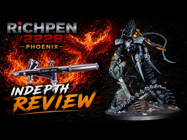 This Airbrush Was Dead for 30 Years… RichPen 222B Phoenix | Necron Nekrosor Ammentar