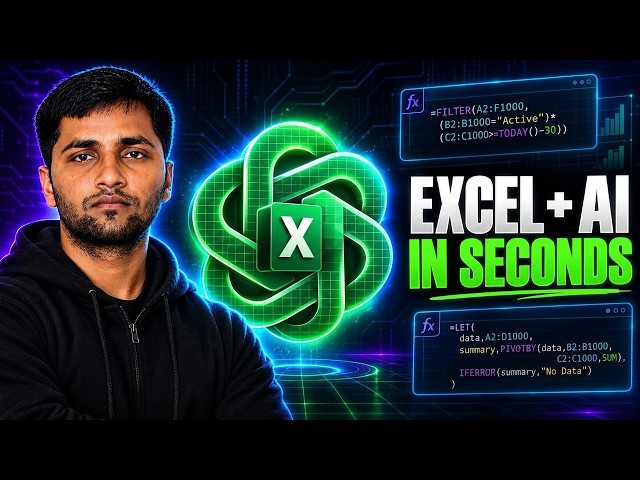 ChatGPT Excel Tutorial: Write Complex Formulas in Seconds