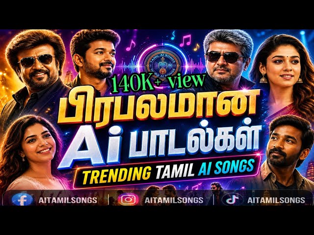 🔥TRENDING TAMIL AI SONG🔥 | பிரபலமான Ai பாடல்கள் | Latest Tamil Ai Songs Collection | Ai Tamil Song 
