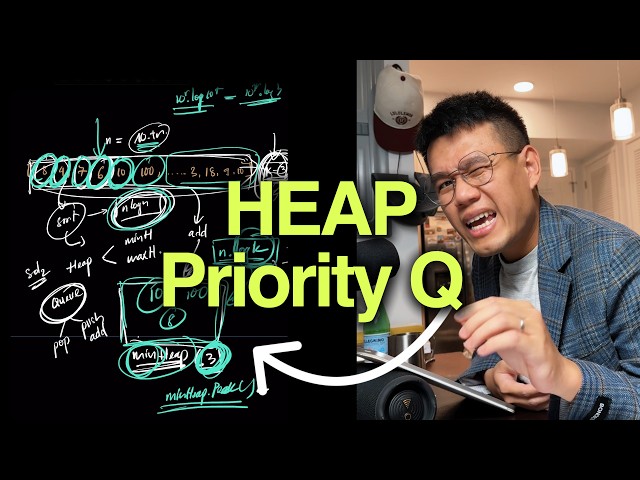 How does a HEAP/PRIORITY QUEUE work? The key to the problem: Find the Kth largest number.